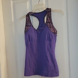 Green Apple Purple Women's Tank Top with bra  medium